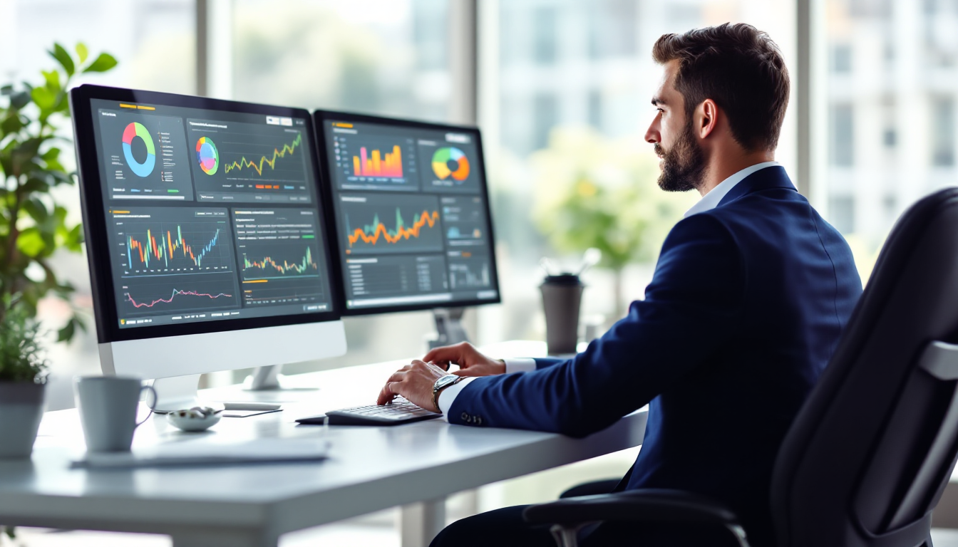 변동성 장세 속에서 분산 투자와 리스크 관리를 실행하는 현명한 투자자의 모습